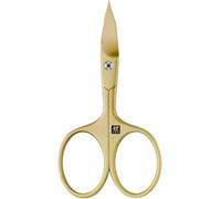 ZWILLING Combi Nail Scissors (Scissors for Nails and Cuticles, Curved Edge and Fine Tip for Precise Cut), Premium, Gold, 90 mm
