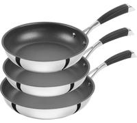 ZWILLING Core Frying Pan Set, 3-Piece, Ceramic Coated, Induction | 20 cm + 24 cm + 28 cm, Non-Stick, Stainless Steel