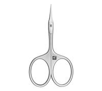 ZWILLING Cuticle Scissors with Tower Tip (Fine and Precise Cut of Cuticles and Skin Remnants, Safe Nail Care), Premium, Silver, 90 mm