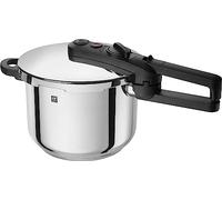 ZWILLING EcoQuick II Pressure Cooker/Steam Pressure Top, Diameter 22 cm, 6 L, for All Hobs Including Induction, 18/10 Stainless Steel, Silver
