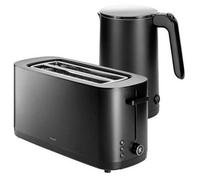 Zwilling Enfinigy 1.5L Kettle Plastic & 2 Long Slot Toaster Black