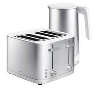 Zwilling Enfinigy 4 Short Slot Silver Pro Kettle & Toaster