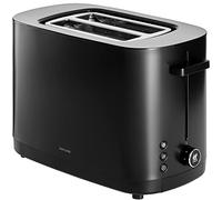 ZWILLING Enfinigy Cool Touch Toaster 2 Slice with Extra Wide 1.5" Slots for Bagels, 7 Toast Settings, Even Toasting, Reheat, Cancel, Defrost, Black