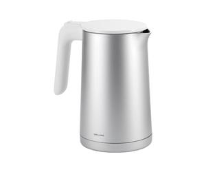 ZWILLING ENFINIGY kettle with stainless steel lime filter & overheating protection, wireless, 1850 watts, 1.0 liter, silver