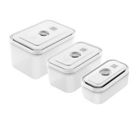 ZWILLING Set of 3 Vacuum Containers - Plastic - Rectangular - S/M/L