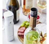 ZWILLING Fresh and Save Vacuum Wine Sealer Set, Pack of 3 | Extracts air to stop oxidation and preserve opened bottles for up to five days; built for commercial hospitality bars.