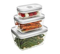 ZWILLING Fresh & Save 3-pc Glass Food Storage Container, Meal Prep Container, Assorted Sizes