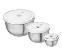 ZWILLING Fresh & Save BOWLS 3-pc Stainless Steel Vacuum Bowl Set
