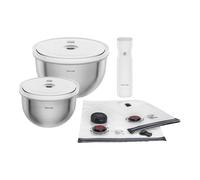 ZWILLING Fresh & Save BOWLS Stainless steel / M/L 9-pcs Vacuum starter set