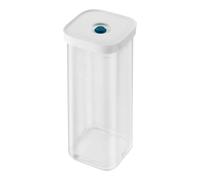 ZWILLING Fresh & Save Cube La Mer Box, Size 3S, Modular & Stackable Storage Jar, Airtight & Vacuum Storage, Dishwasher Safe, Transparent-La Mer