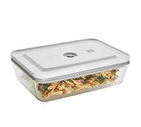 ZWILLING Fresh & Save Large Vacuum Sealer Container, Casserole Dish with Lid, Brownie Pan, Lasagna Pan, Pizza Pan, 11.5 x 7.9 x 3.2-inch, Clear, One Size