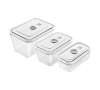 Zwilling Fresh And Save 3 Piece Set Small Medium Large Vacuum Boxes Glass