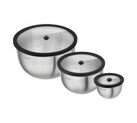 ZWILLING Fresh & Save STAINLESS Vacuum bowl set S/M/L / 6-pcs, Stainless steel, silver