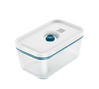 ZWILLING Fresh & Save Vacuum Box, Size M, Glass, with Vacuum Lid, Blue
