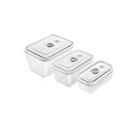 Zwilling Fresh And Save 3 Piece Set Small Medium Large Vacuum Boxes Glass