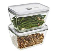 Zwilling Fresh & Save Vacuum Sealer Glass Airtight Food Storage Containers with Lids 2-pc - Large