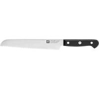 ZWILLING Gourmet Bread Knife, 20 cm, Special Stainless Steel, Ergonomic Plastic Handle, Black - Made in Germany