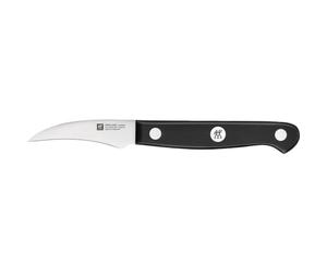 ZWILLING Gourmet Paring Knife, 6 cm, Special Stainless Steel, Ergonomic Plastic Handle, Black - Made in Germany