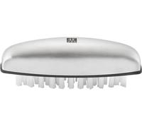 ZWILLING Hand and Nail Brush (washing brush, fingernail cleaner, cleans and neutralizes unpleasant odors), Matt Stainless Steel