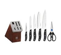 ZWILLING Henckels International Self Sharpening Definition knife block 7pc, Metallic, Gray