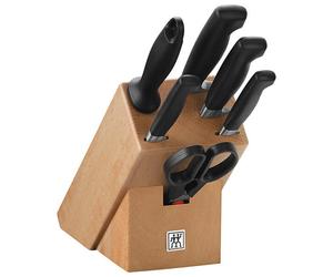 Zwilling J A Henckels Four Star 7 Piece Knife Block Set