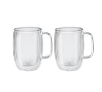 ZWILLING J.A. Henckels Glass 15oz Latte Mug Set, 2 Count (Pack of 1)