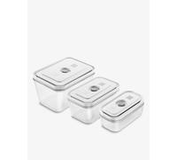 Zwilling Fresh And Save 3 Piece Set Small Medium Large Vacuum Boxes Glass