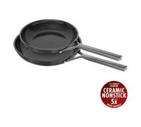 ZWILLING Milano 2-pcs Aluminium Frying pan set black