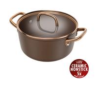 ZWILLING Milano 24 cm Aluminium Stock pot with glass lid brown