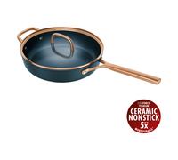 ZWILLING Milano 28 cm round Aluminium Saute pan with glass lid blue