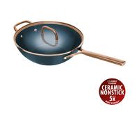 ZWILLING Milano 30 cm Aluminium Wok with glass lid
