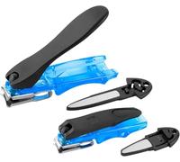 Zwilling Nail Clippers Gift Set 2 Pieces With Nail Catcher And Integrated Nail File, Extra Sharp And Durable, Blue