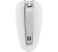 Zwilling Nail Clippers (with Nail Catcher Box, Strong Leverage, Slightly Curved Precise Cut), Premium, White, 65 mm
