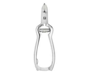 ZWILLING Nail Nippers (with buffer spring, ergonomic design, extra-sharp cutting edges for tough fingernails and toenails), Premium, Silver