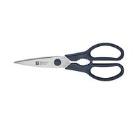ZWILLING Now S Razor-Sharp German Kitchen Shears, Made in Company-Owned German Factory with Special Formula Steel Perfected for Almost 300 Years, Dishwasher Safe, Blue
