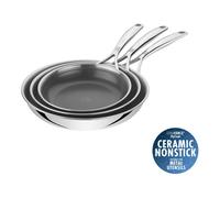 ZWILLING Peak 3-pcs 18/10 Stainless Steel Frying pan set silver