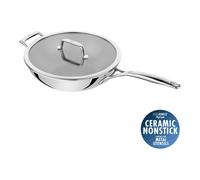 ZWILLING Peak 30 cm 18/10 Stainless Steel Wok with lid