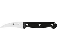 ZWILLING Peeling Knife, Blade length: 7 cm, Curved blade, Special stainless steel/Plastic handle, Twin Chef, Silver/Black, 7 x 5 x 5 cm