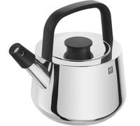 ZWILLING Plus Whistling Kettle, 1.5 Litre, Silver,18.5 x 19 x 22 cm
