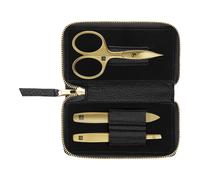 ZWILLING PREMIUM 3-pcs Calf leather Manicure Case black
