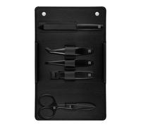 ZWILLING PREMIUM 5-pcs Leather Snap fastener case black