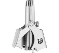 ZWILLING Premium Silver Nose & Ear Trimmer (Safe Hair Removal, Internal Cuts, Cleaning Brush) - 50mm