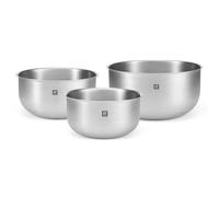 ZWILLING Prep 3-pc Brushed Stainless Steel Nesting Bowls Set