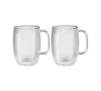 Zwilling Sorrento Plus 2-Piece Latte Macchiato Set with Handle 450 ml,Transparent