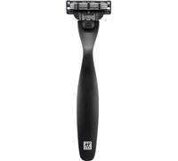 ZWILLING Stainless Steel Men's Razor for Perfect Wet Shaving with Mach3 Blade - Black