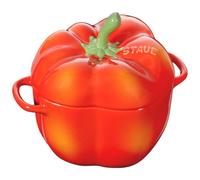Zwilling/Staub Ceramic by Staub Paprika Cocotte Ceramic Height: 10.7 cm x W: 15.1 cm Volume: 0.47 L