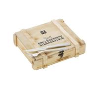 ZWILLING Steak Cutlery Set 12-Piece, Serves 6, Wooden Box, Stainless Steel | Dishwasher Safe, Knives with Blade Steel
