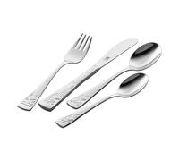 ZWILLING Children's Embossed Teddy Cutlery, Stainless Steel, 4-pcs