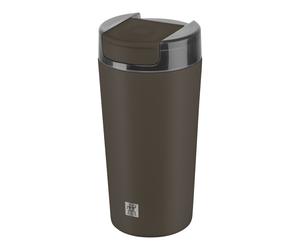 ZWILLING Thermo Plus Thermo mug, 480 ml, Stainless steel, chocolate