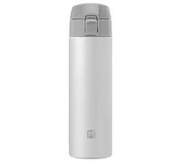 ZWILLING Thermo Travel Bottle, 15.2 oz, Silver-White
